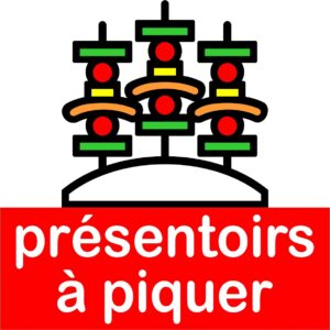 Présentoirs à piquer en polystyrène