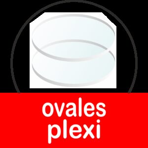 Ovales plexiglass