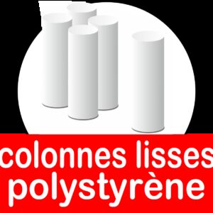 Colonnes lisses Polystyrène