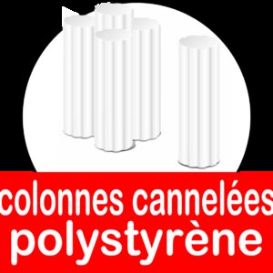 Colonnes crénelées Polystyrène