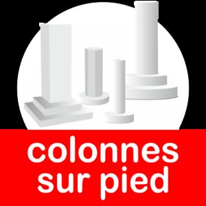 Colonnes sur pied Polystyrène