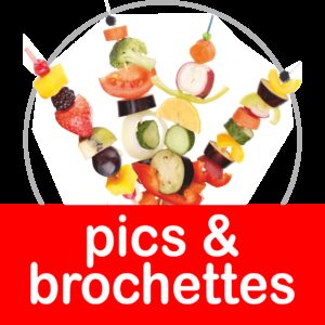 Pics et brochettes bois ou plastique