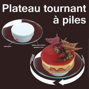 plateau tournant a pile