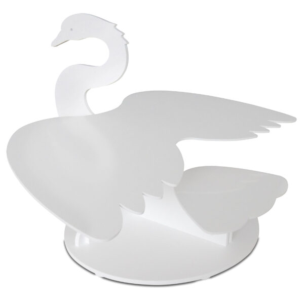 Présentoir buffet cygne en pvc