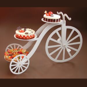 Présentoir gâteaux velocipede en pvc