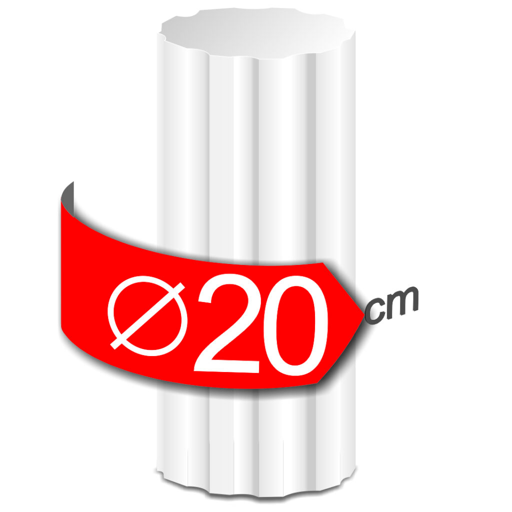 Colonne en polystyrène - Taille au choix