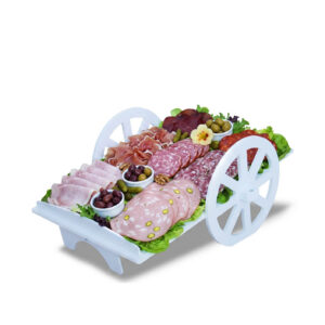 Présentoir buffet froid - Grand chariot en pvc pour traiteur