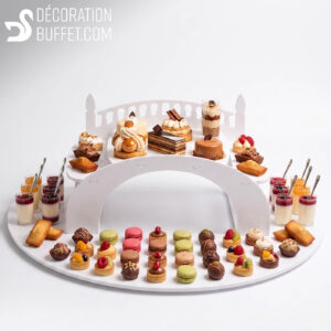 Présentoir Pont pour Décoration de Buffet - PVC Alimentaire