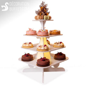 Présentoir Gâteau Étage Lumineux | Support Verrines Groom