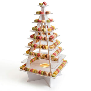 présentoir macaron pyramide lumineux | Support Buffet Traiteur