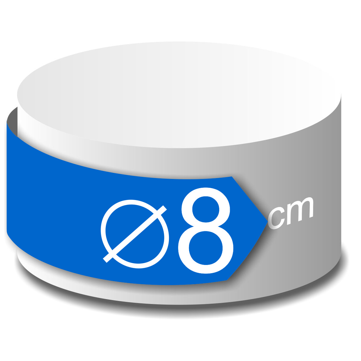 Rond polystyrène - diamètre 8 cm - disque - cercle - dummy différentes épaisseurs