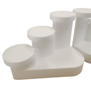 Support Gâteau Polystyrène Cascado | Lot de 2 Présentoirs