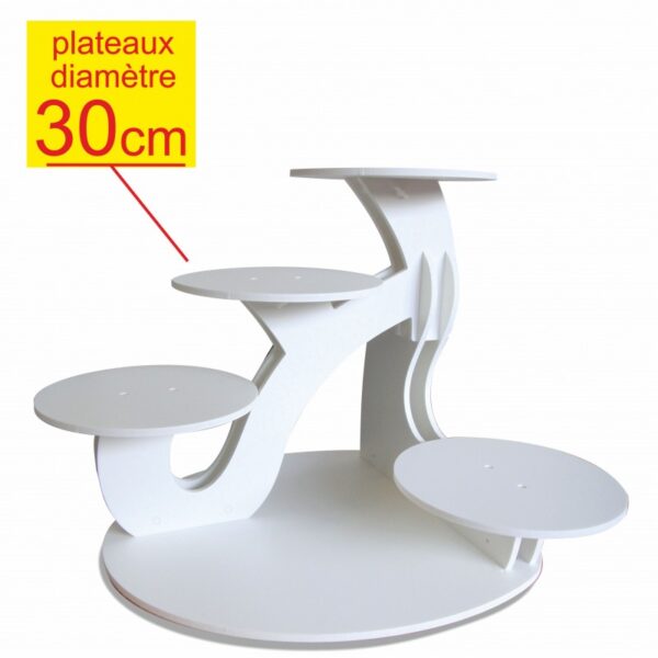 Présentoir à gâteaux Excellence 5 gâteaux diamètre 30cm