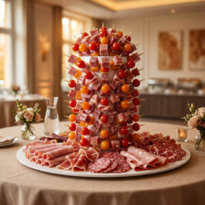 présentoir à brochettes buffet | Colonne à Piquer Traiteur