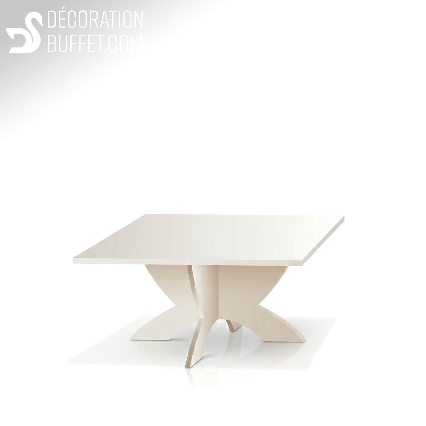 Présentoir gâteau pas cher carré – table pour wedding cake en PVC