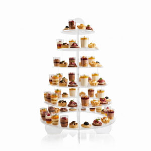 présentoir mignardise Onde 6 Anneaux | support buffet design