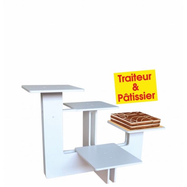 présentoir en pvc quatro traiteur et pâtissier