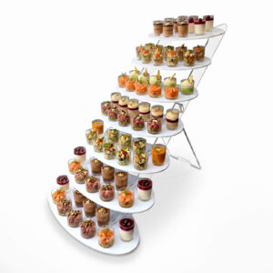 présentation buffet apéro | Support Présentation Buffet Escalier Cabaret Ovale
