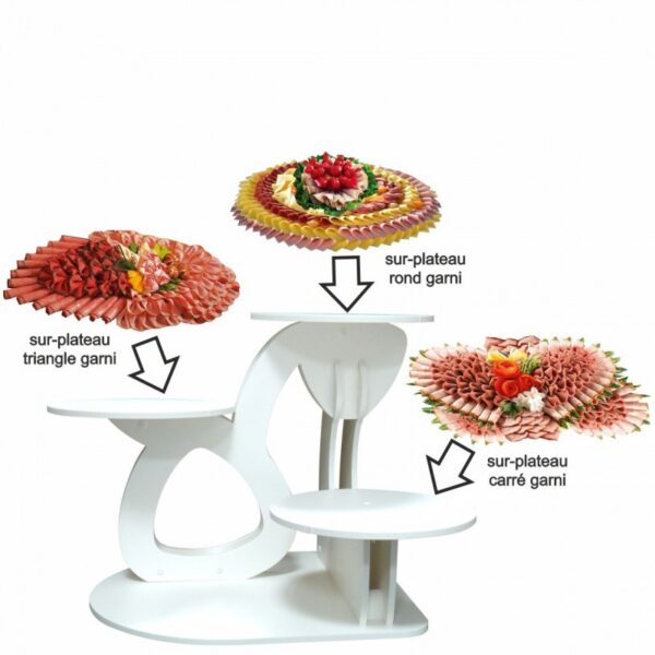 Présentoir Extra en pvc pour gâteaux et surplateaux traiteur