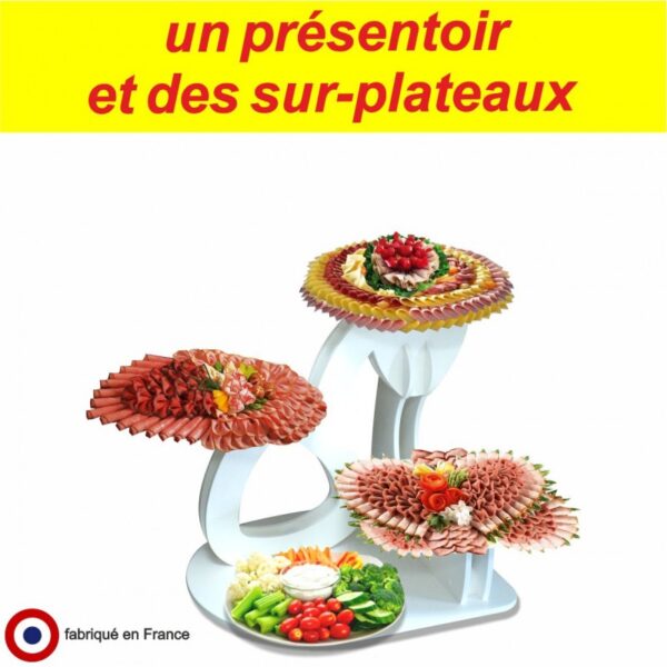 Présentoir Extra en pvc pour gâteaux et surplateaux traiteur