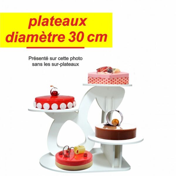 Présentoir Extra en pvc pour gâteaux et surplateaux traiteur