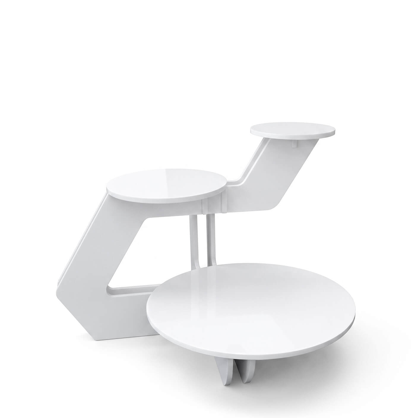 Présentoir Valet Triangles PVC | support présentation buffet