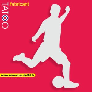 support gateau bonbons footballeur football ballon tir sport