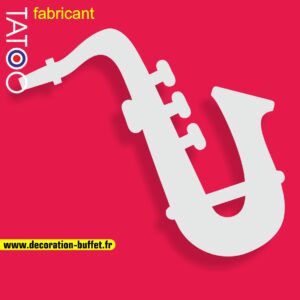 support polystyrène bonbons saxophone musique jazz