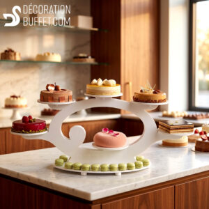 Présentoir Gâteau Anniversaire Belle Époque – 6 Entremets