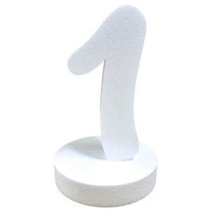 chiffre 1 polystyrène anniversaire