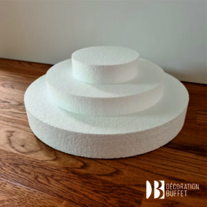 Rond polystyrène cake dummy