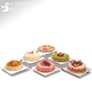 Présentoir gâteau modulable 3 niveaux - Modulo carré