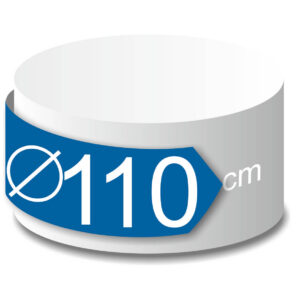 Rond polystyrène diamètre 110cm, 1m10, haute densité, fines perles, dummy polystyrène
