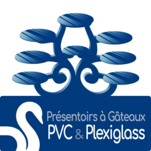 Présentoirs à gâteaux en pvc et plexiglass