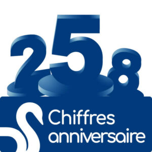 Chiffres anniversaire polystyrène